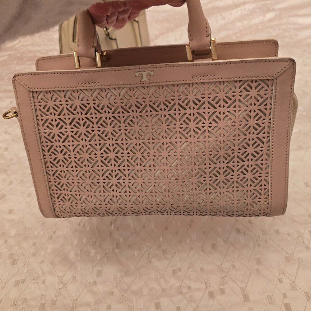 Tory Burch leather satchel - Picture 1 of 6